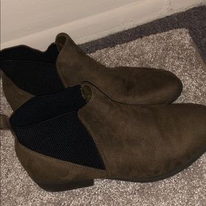 Brown booties